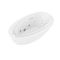 Anzzi Leni 5.9 ft. Jetted Whirlpool Tub with Reversible Drain in White FT-AZ202 - alternate 1
